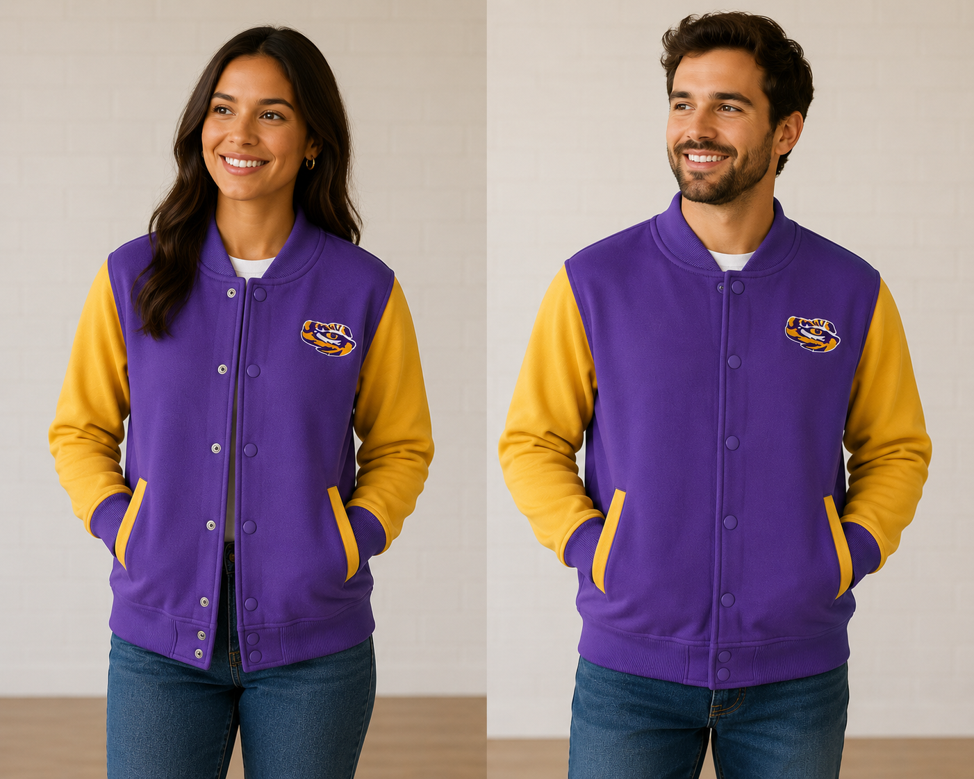 Adult Tiger Varisty Jacket