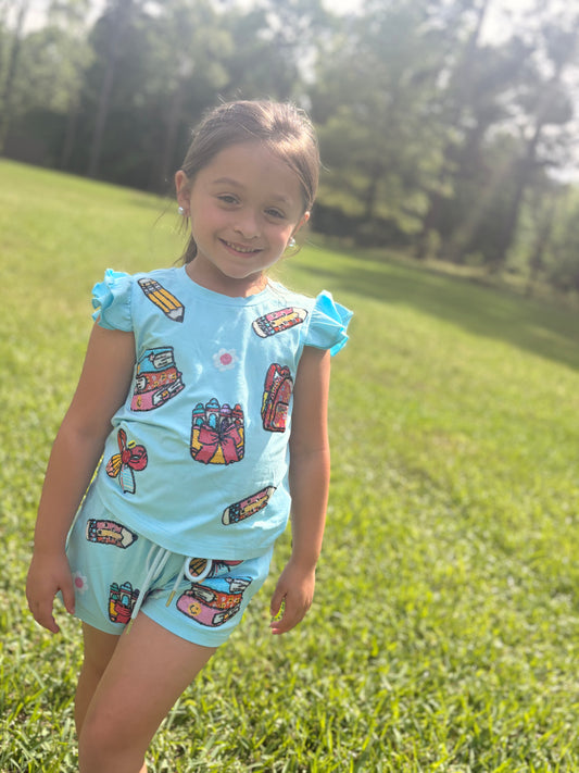Custom School Sequin Set