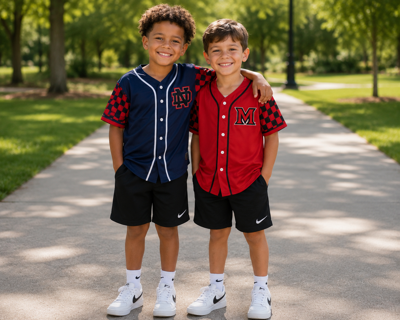 Youth Gender Neutral Checkered Jersey