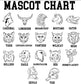 Adult Striped Mascot