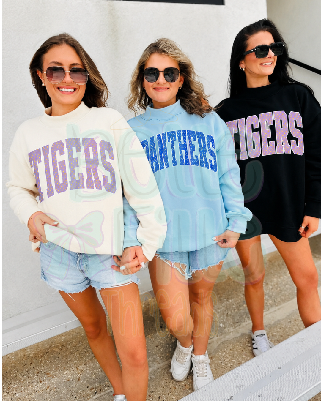 Mock-Neck Oversized Sweatshirt