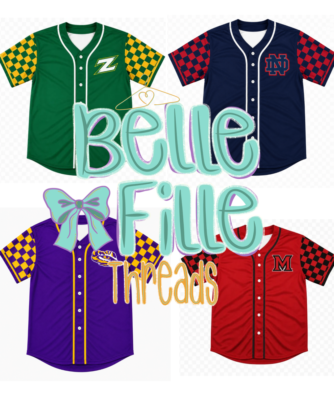 Youth Gender Neutral Checkered Jersey