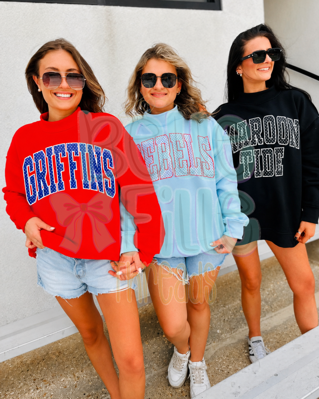 Mock-Neck Oversized Sweatshirt