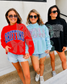 Mock-Neck Oversized Sweatshirt