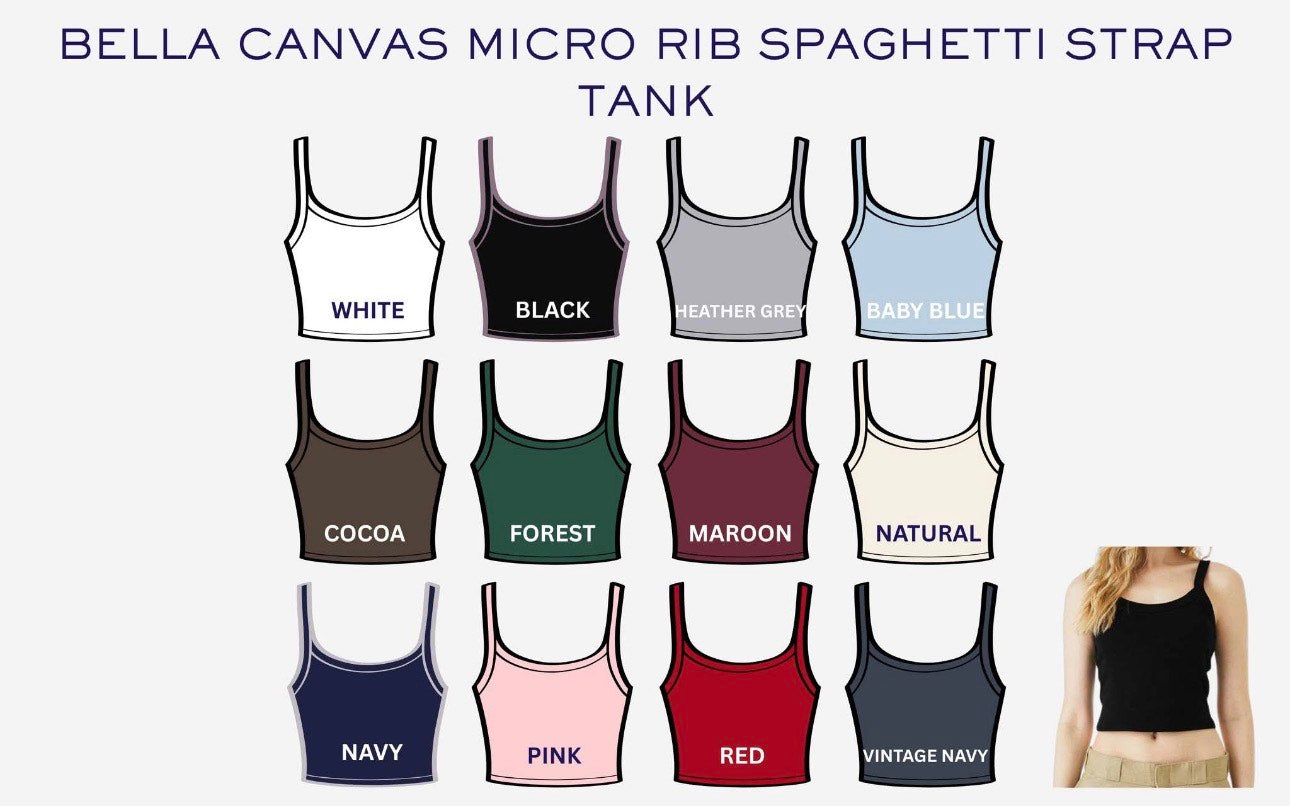 Custom Bella Canvas Micro Ribbed Tank
