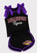 Bowtie Tank & Shorts Cheer Set