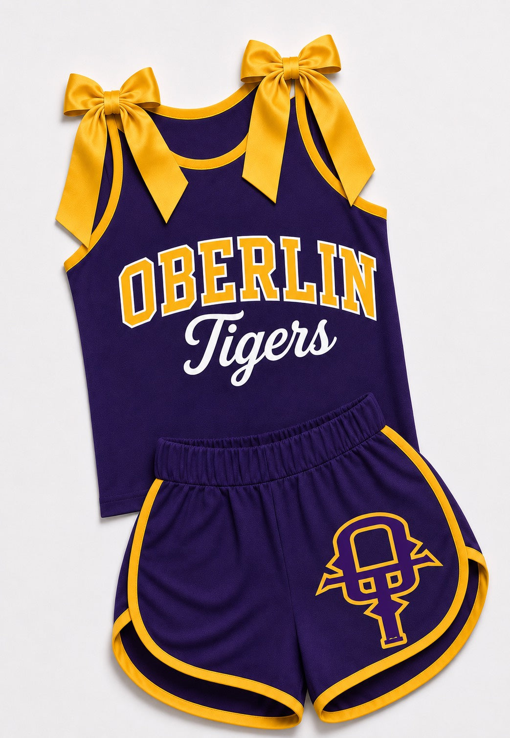 Bowtie Tank & Shorts Cheer Set