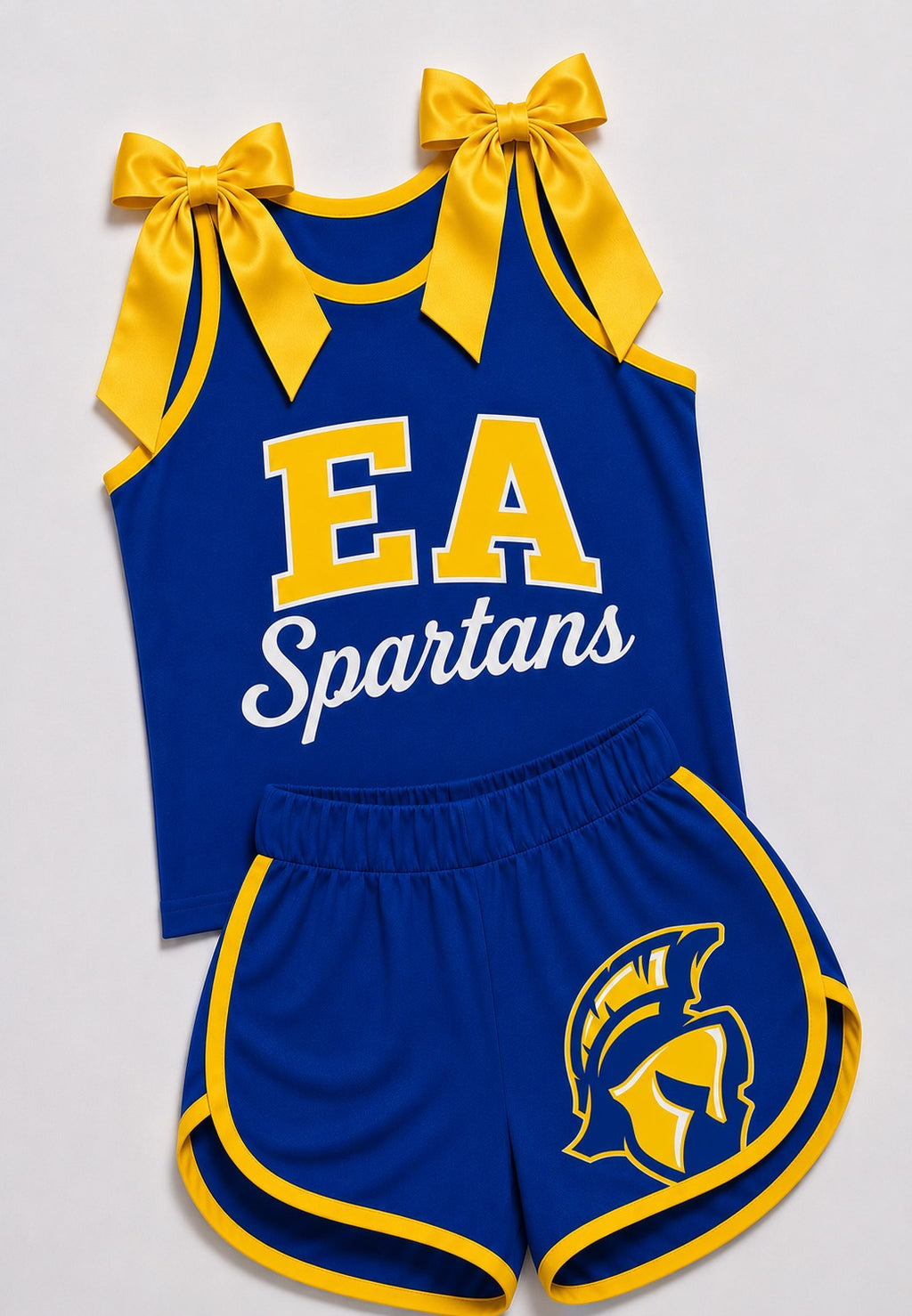 Bowtie Tank and Short Cheer Set 2