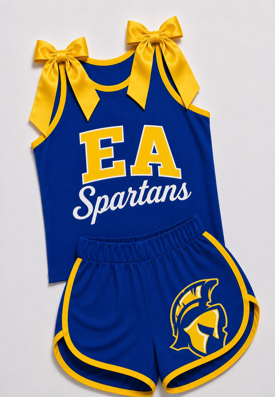 Bowtie Tank and Short Cheer Set 2